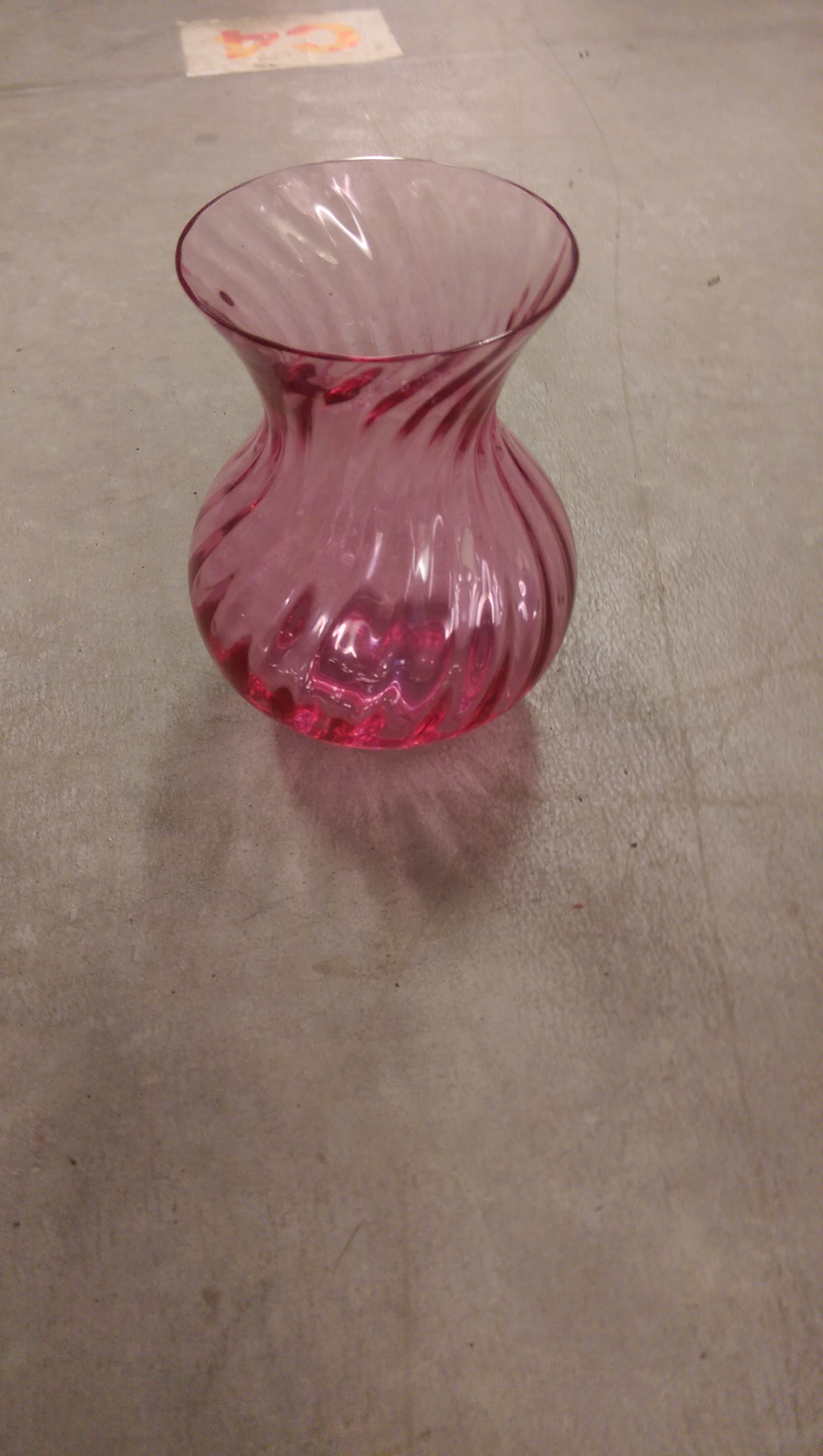 Vintage Pink Vase 112