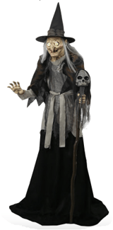 Lunging Haggard Witch Animated Figure 2