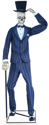 Sharp Dressed Skeleton Animated Figure 2