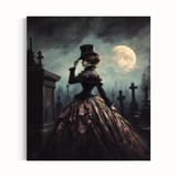Moonlit Elegance in the Cemetery Wall Decor 2
