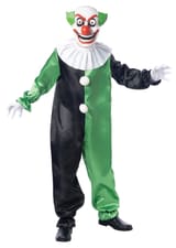Child's Grinning Clown Costume with Googly Eyes (M) 2