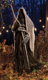 6ft Faceless Grim Reaper Standing Decoration with Staff