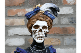 Victorian Skeleton Lady Bust 2