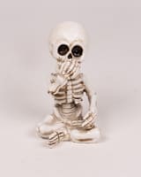 Set of Three Skeletons - Hear, See, Speak No Evil Figurines 3