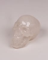 Resin Skull Ornament, Translucent White Skull Decoration, Halloween Decor