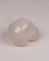 Resin Skull Ornament, Translucent White Skull Decoration, Halloween Decor