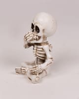 Set of Three Skeletons - Hear, See, Speak No Evil Figurines 4