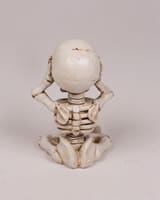 Set of Three Skeletons - Hear, See, Speak No Evil Figurines 8