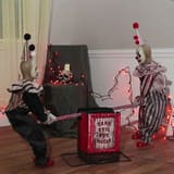 Animated Clown Seesaw Halloween Prop – 120cm Wide