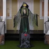 Halloween Animatronic Graveyard Reaper with Lights
