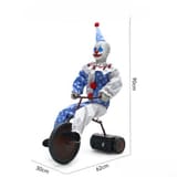 Creepy Clown on Tricycle Animatronic Halloween Prop