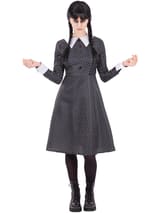 Gothic School Girl Costume Spotted Dress 2
