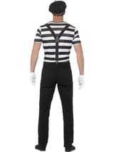 Gentleman Mime Artist Costume with Top & Beret 2