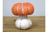 Orange and White Plastic Pumpkin Halloween Decor 3