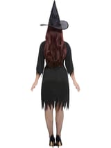Spooky Witch Costume with Dress, Belt & Hat 3