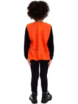 Toddler Pumpkin Costume with Leaf Collar 3
