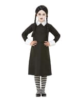 Gothic School Girl Costume Dress with White Collar 1