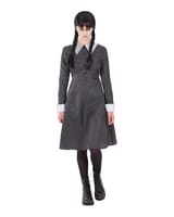 Gothic School Girl Costume Spotted Dress 1