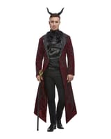 Mens Deluxe Red Devil Costume 1