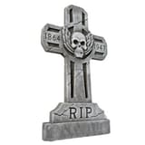 RIP Cross Tombstone Halloween Decoration 2