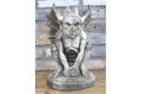 Stone Effect Crouching Gargoyle Statue with Wings 2