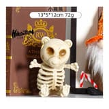 Spooky Teddy Bear Skeleton Halloween Decoration