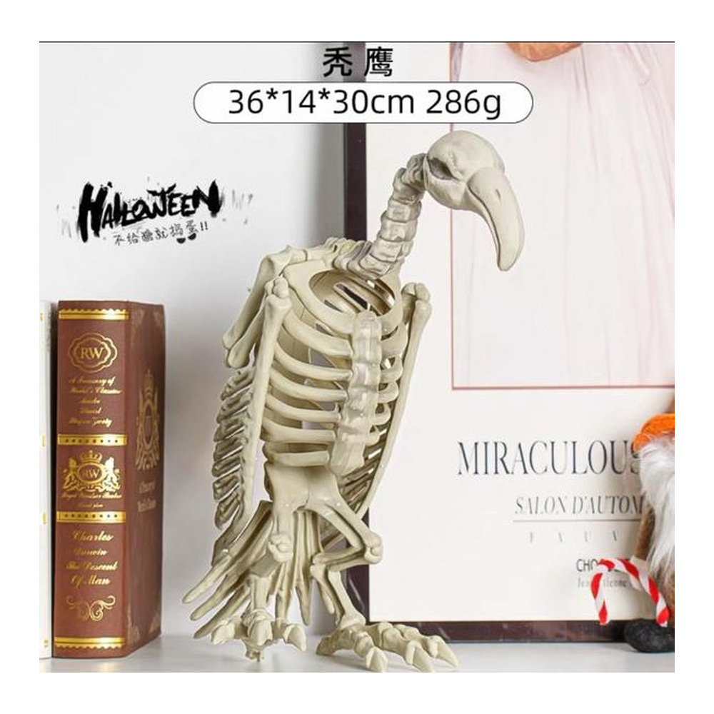 Spooky Vulture Skeleton Halloween Horror Decoration