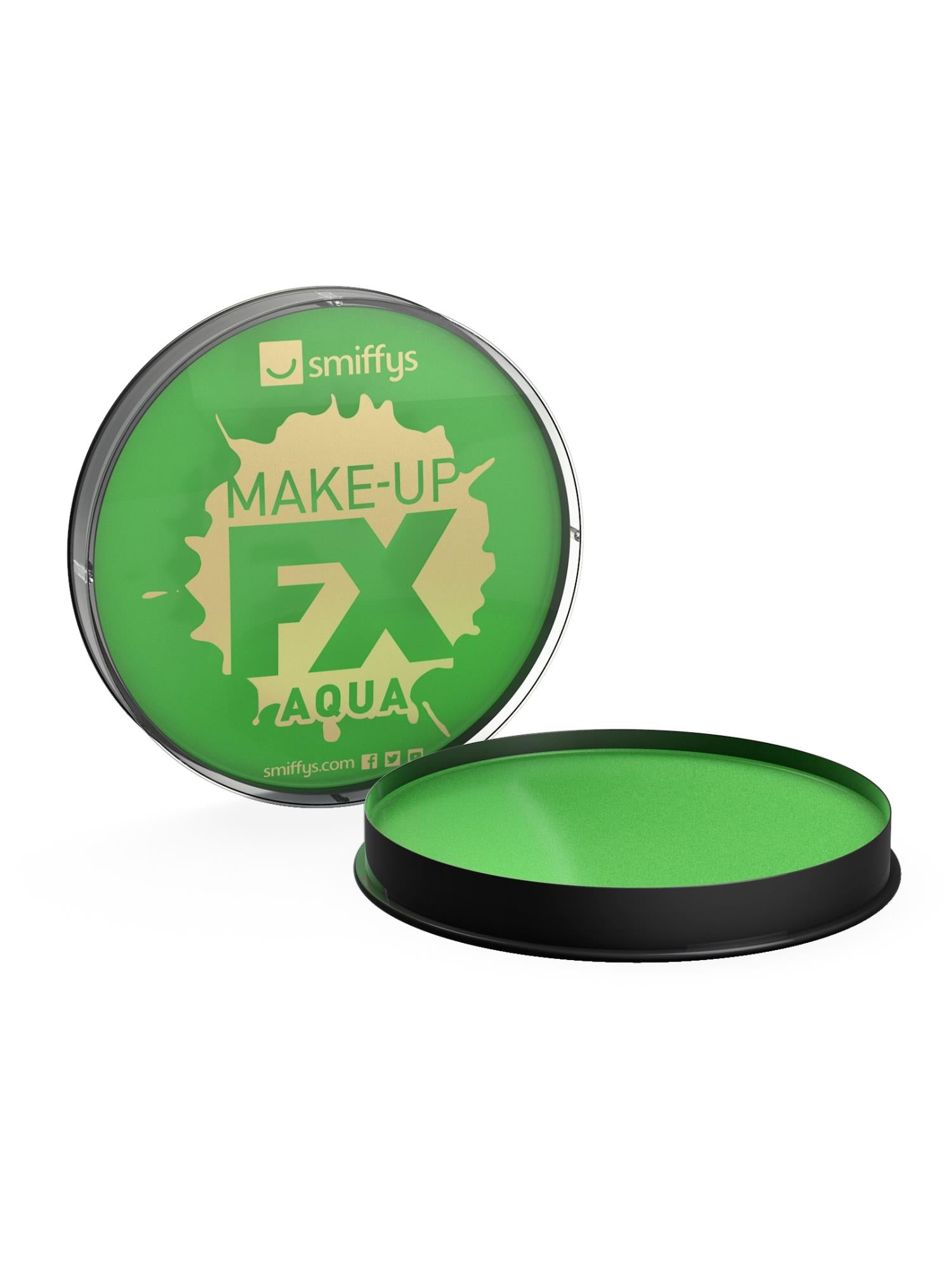 Smiffys Make-Up FX Bright Green Face Paint 2