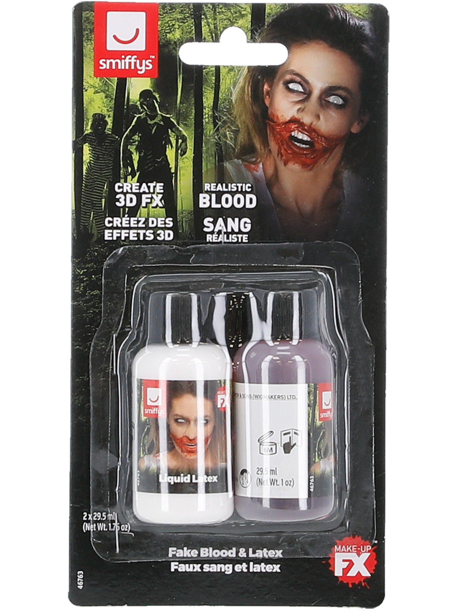 Smiffys MakeUp FX Fake Blood and Latex Kit 7