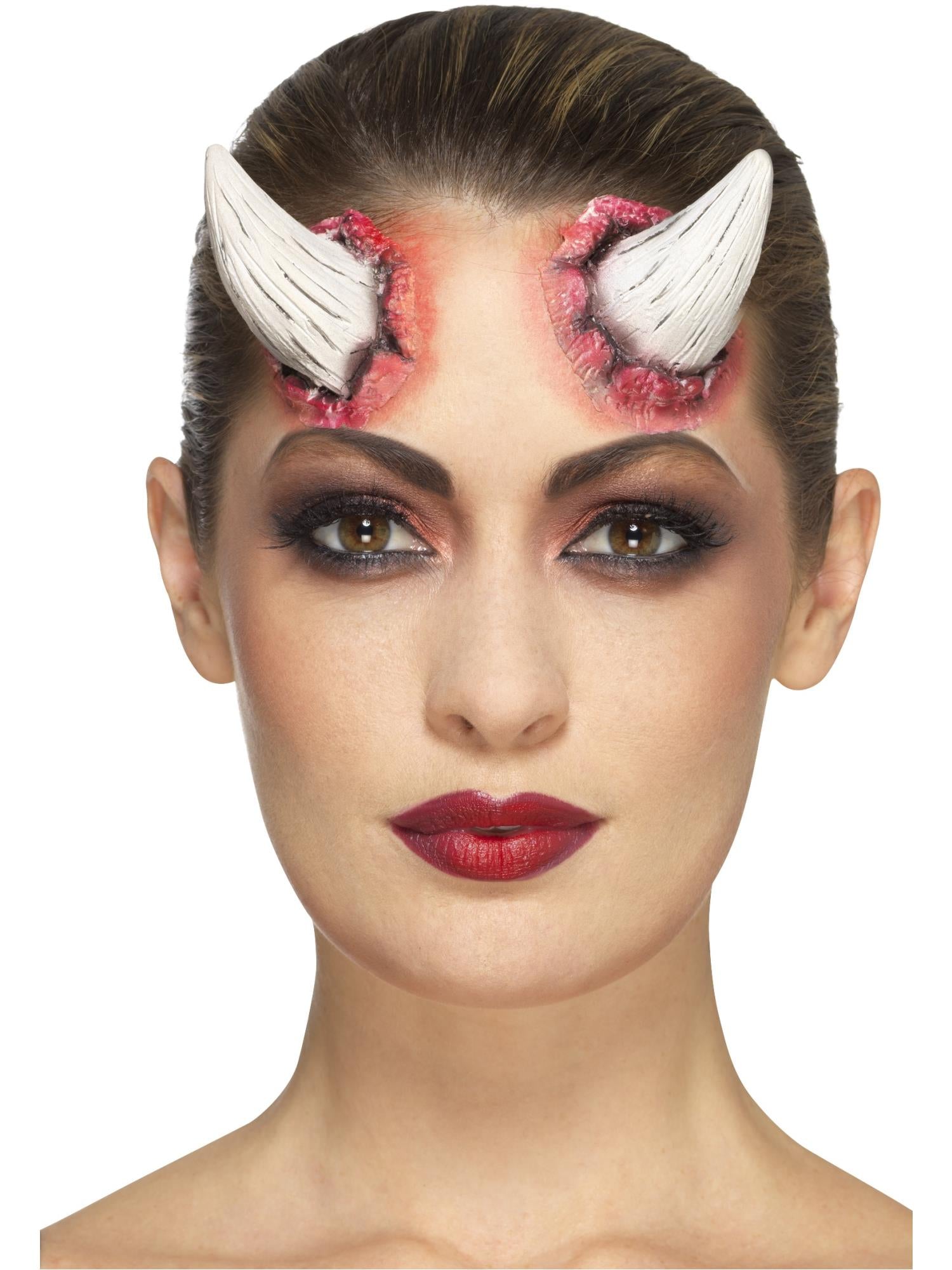 Smiffys Make-Up FX Latex Devil Horn Prosthetics 4