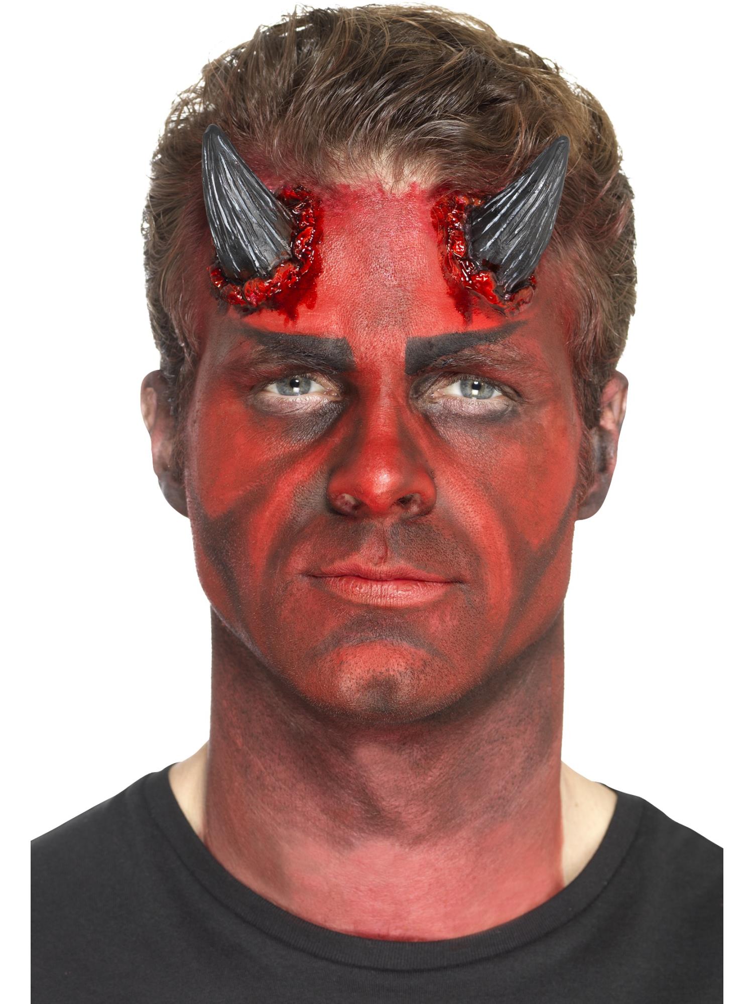Smiffys Make-Up FX Latex Devil Horn Prosthetics 5