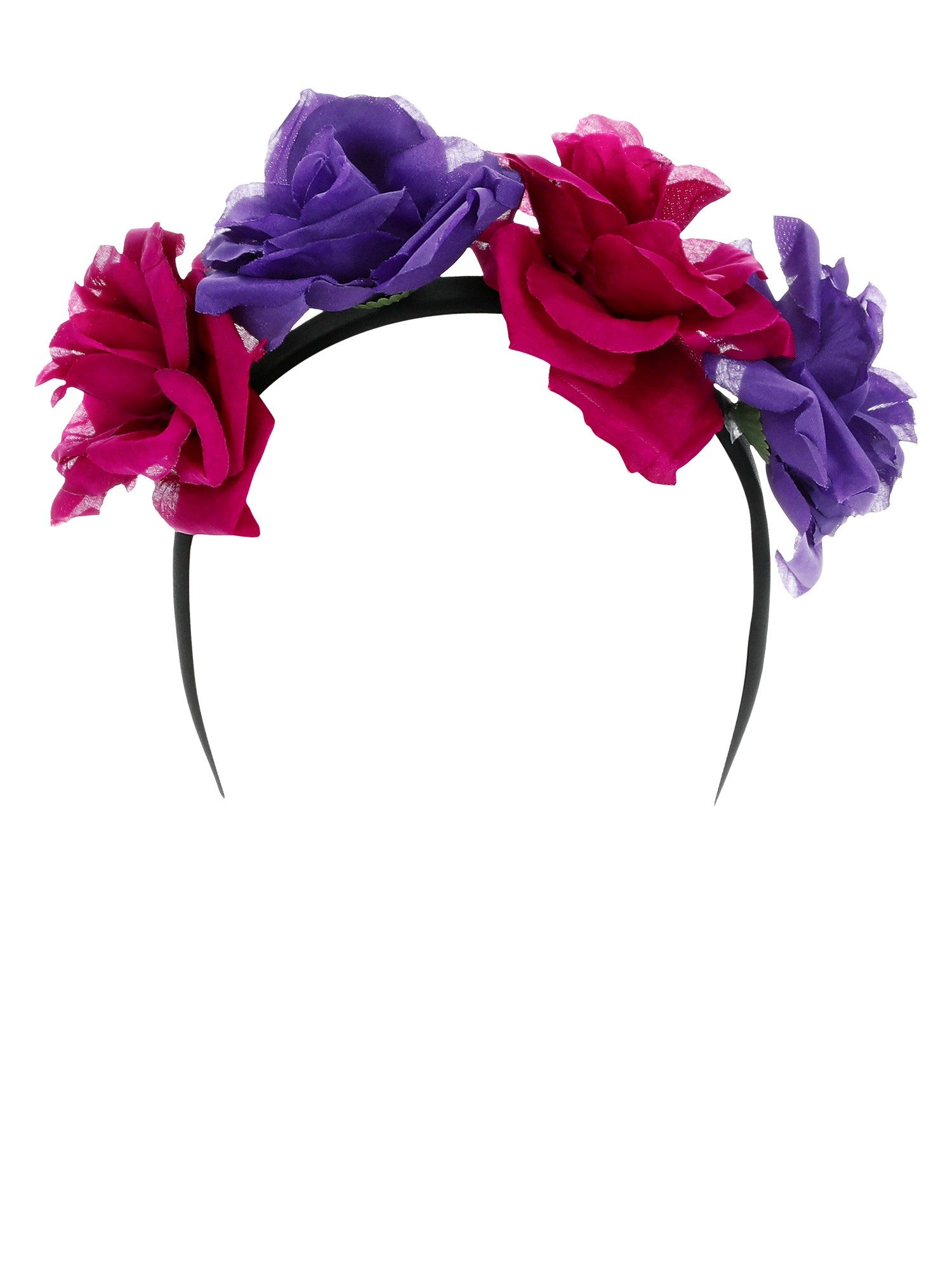 Day of the Dead Rose Headband Multi-Coloured 2