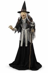 Lunging Haggard Witch Animated Figure
