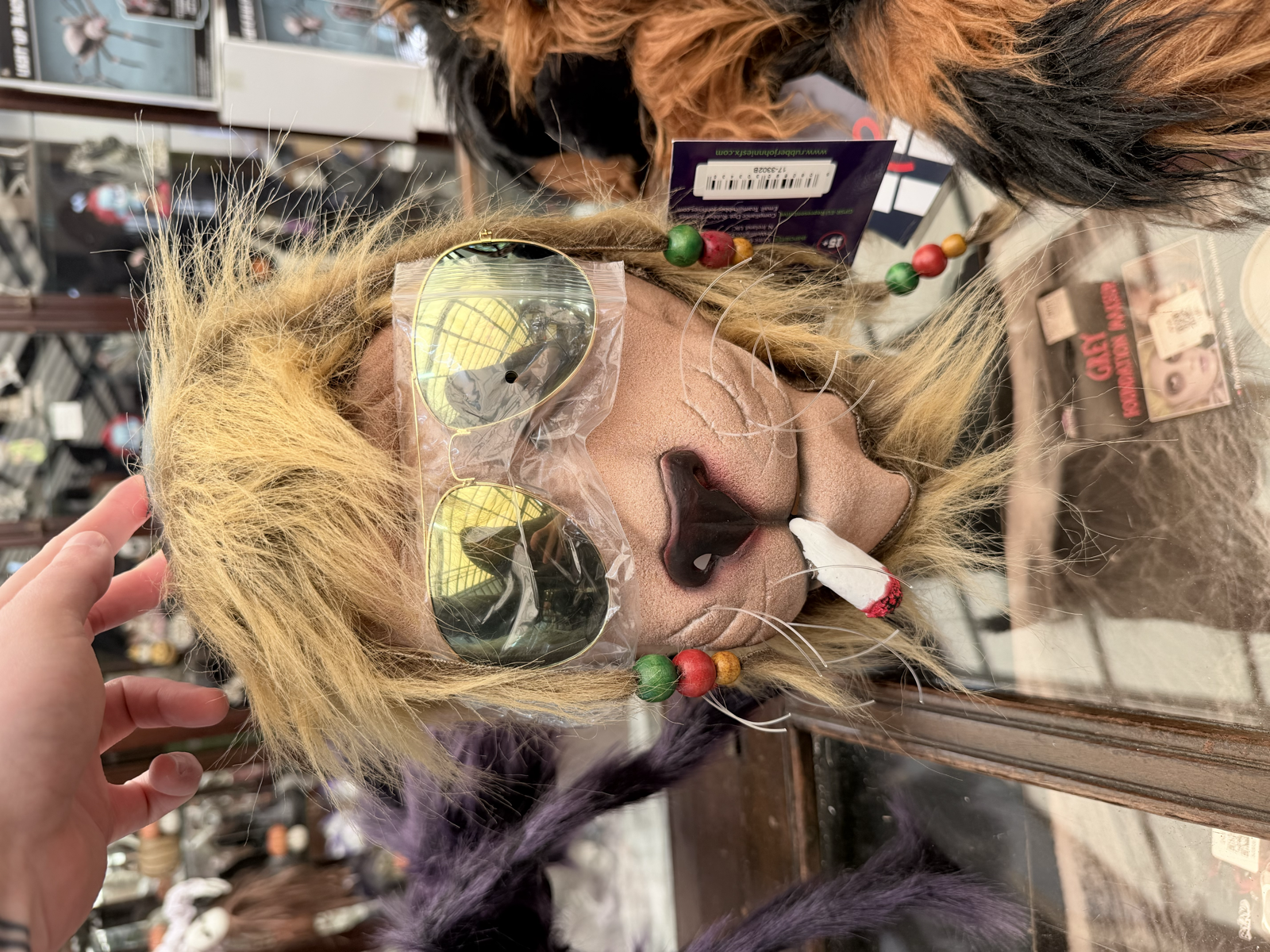 Rubber Johnnies Rasta Lion Costume Mask 2