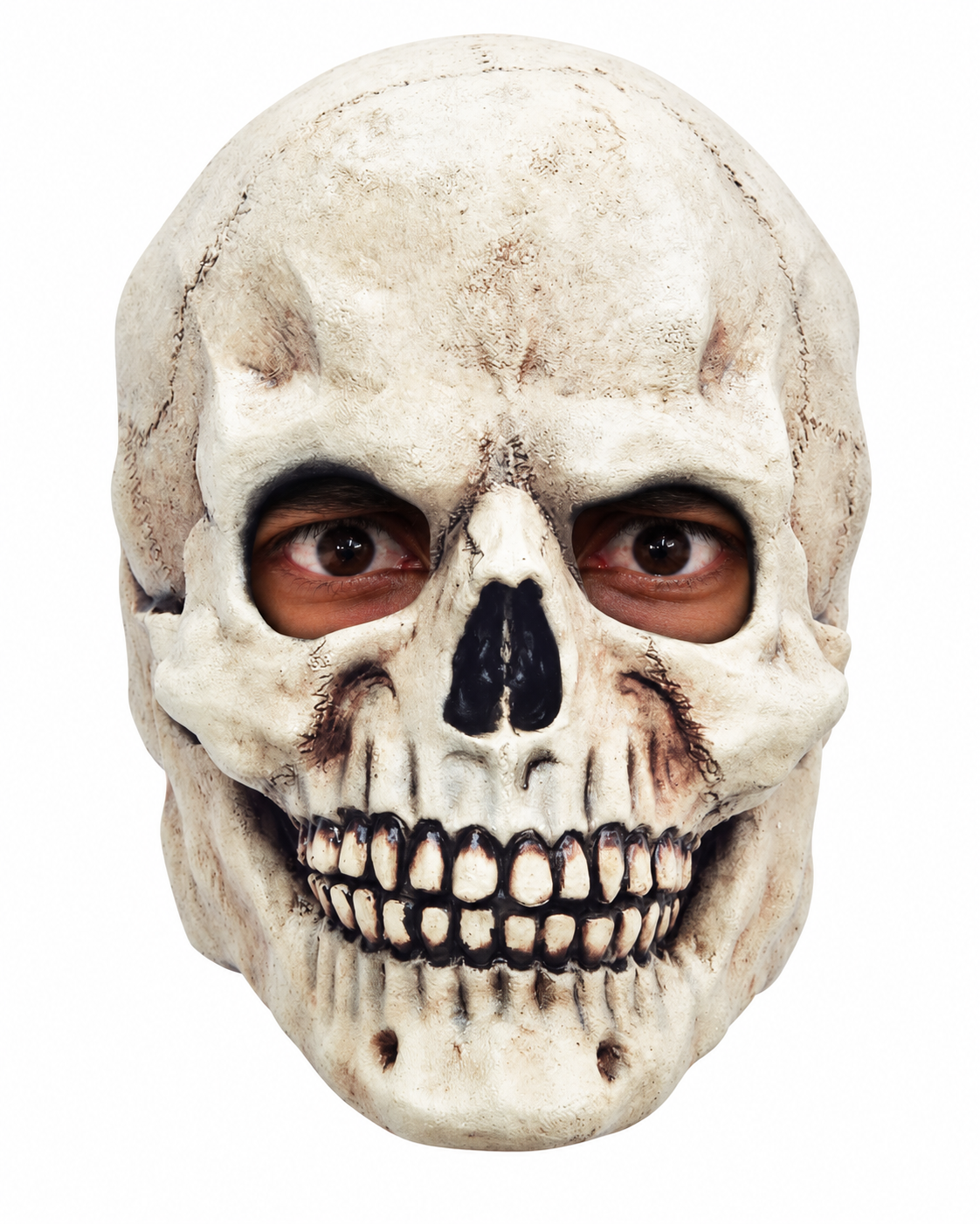 White Skull Overhead Mask – white background product image