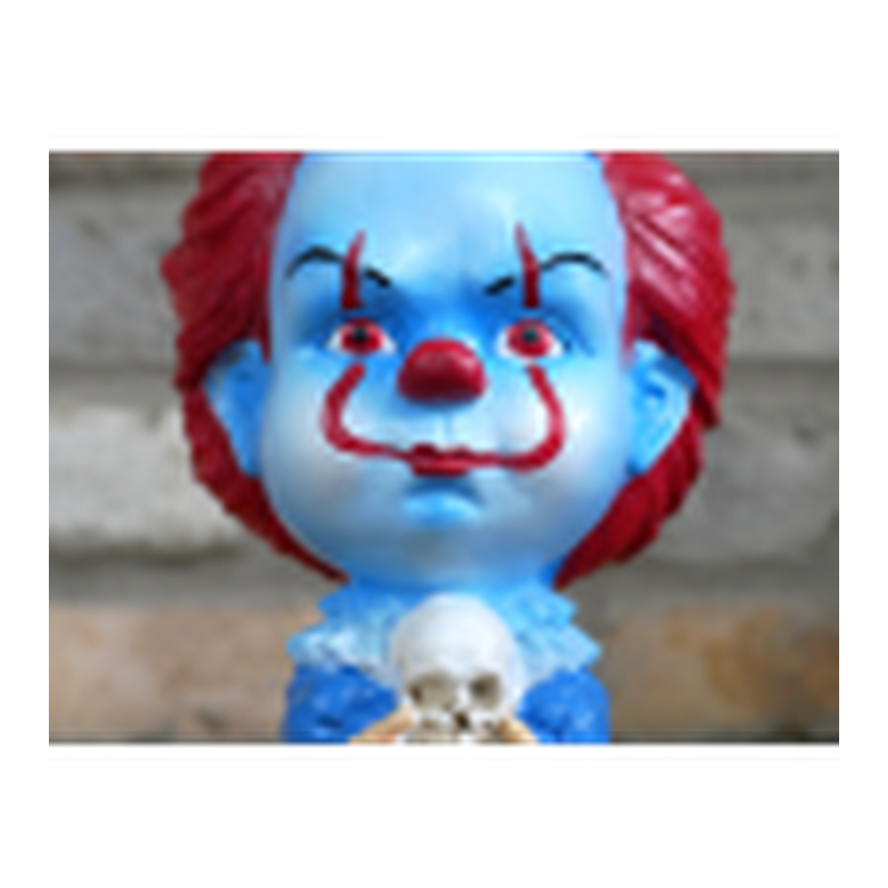 Big Head Clown Halloween Figurine