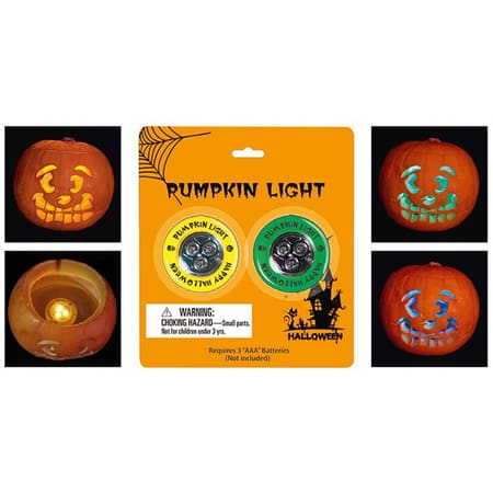 Battery Powered Pumpkin Light