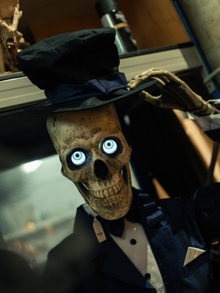 Sharp Dressed Skeleton Animated Figure