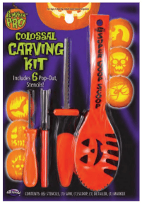 Colossal Pumpkin Carving Kit 10 Pc