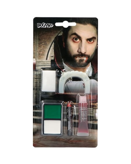 Boland Vampire Make-Up Set with Teeth and Blood