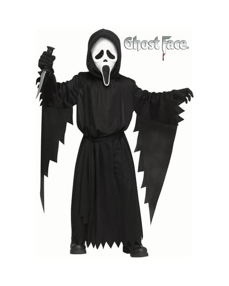 Ghost Face Toddler Costume with Hooded Robe (L)