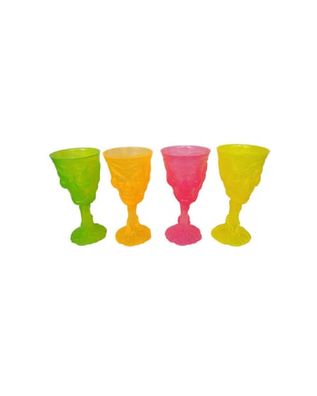Summerween Colourful Skull Goblet (18cm, Assorted)