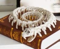 Creepy Snake Skeleton Animal Skeleton Halloween Decoration
