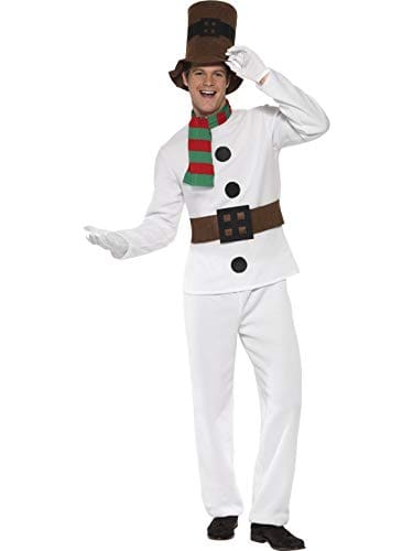 Novelty Snowman Costume with Hat and Scarf