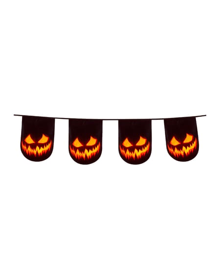 Creepy Pumpkin Double Sided Bunting (6m)
