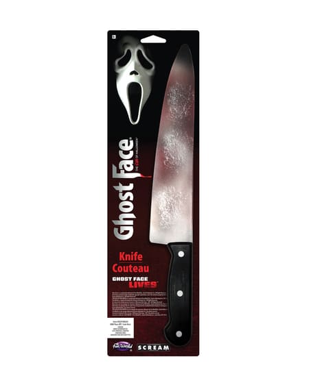 Ghost Face® Bloody Plastic Knife with Oozing Blood