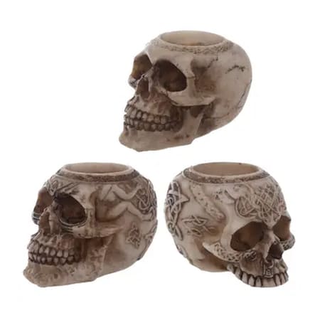 Skull Tea Light Candle Holder