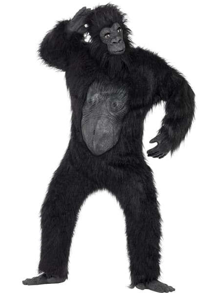 Deluxe Gorilla Costume Black