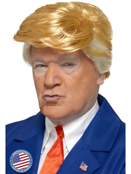 President Wig Blonde Fancy Dress Costume Accessory