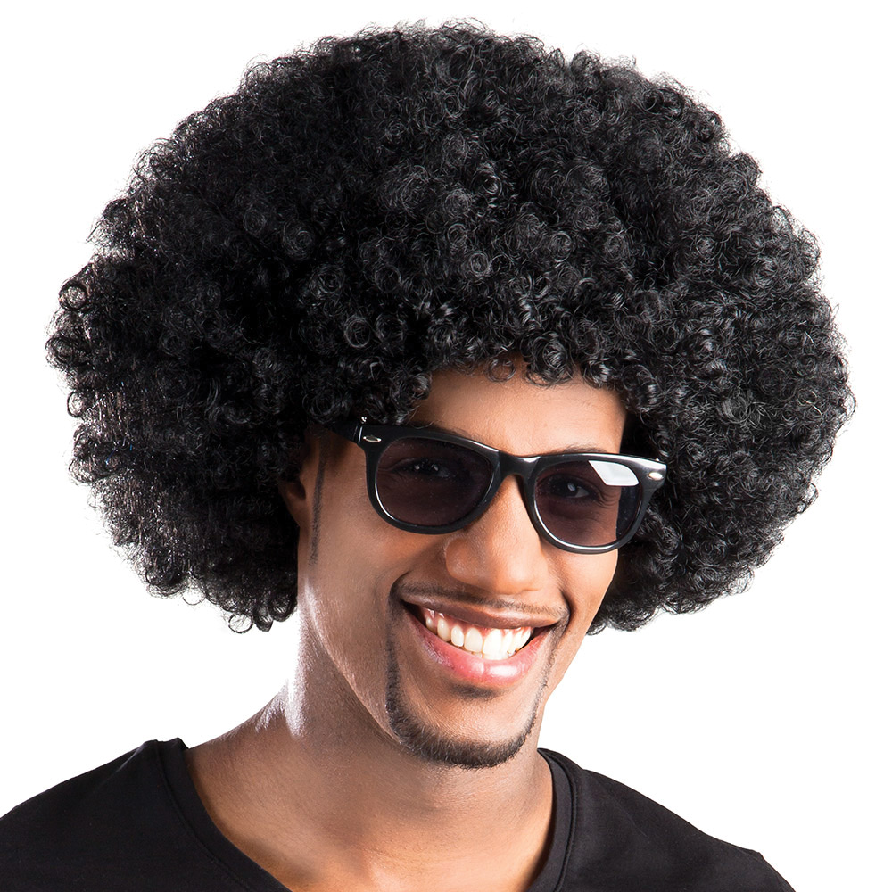 Black Afro Fancy-Dress Wig